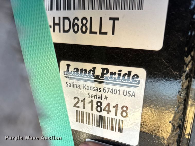 image for item FB0847 Land Pride skid steer bucket