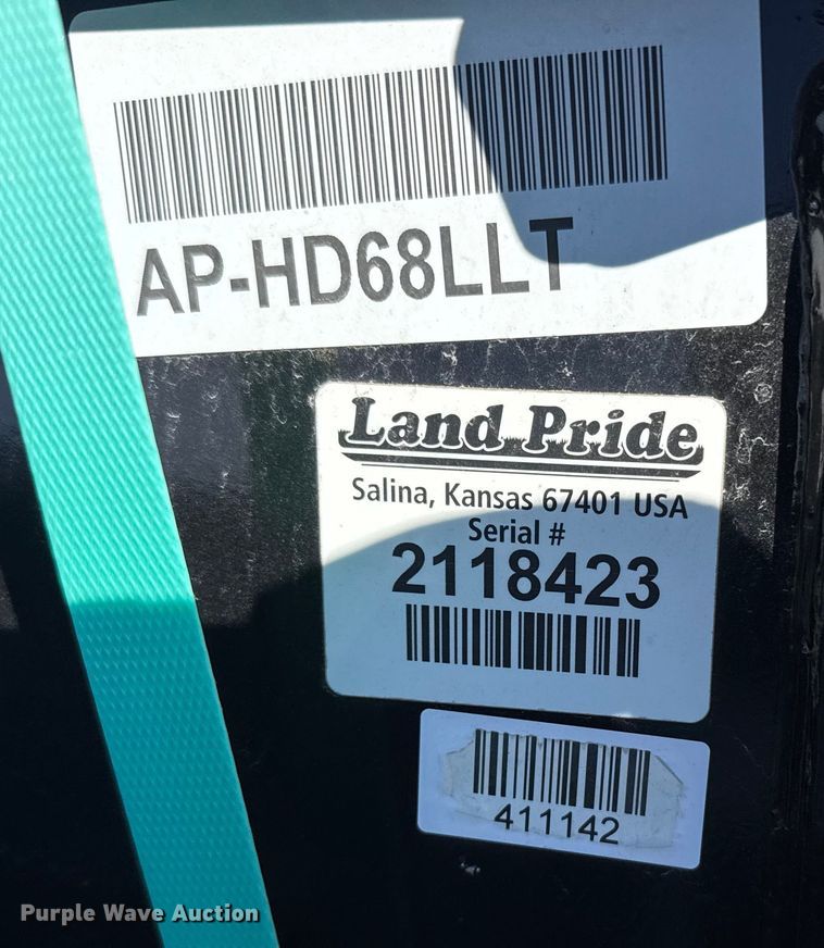 image for item FB0848 Land Pride skid steer bucket