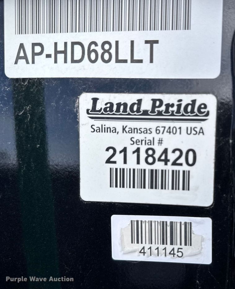 image for item FB0852 Land Pride skid steer bucket