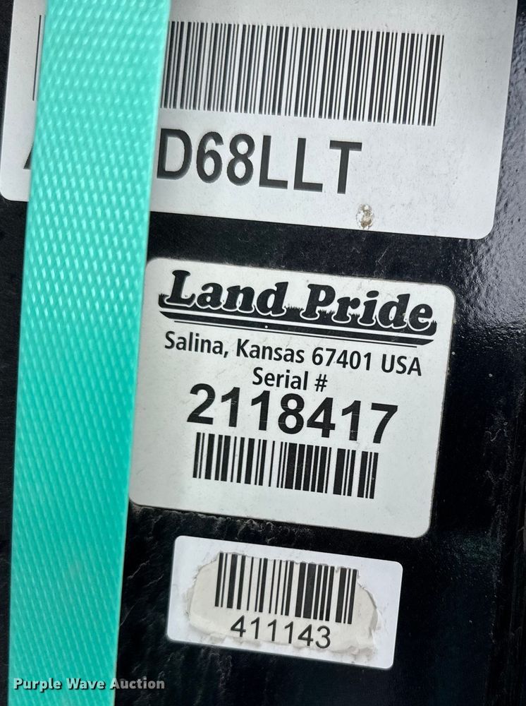 image for item FB0853 Land Pride skid steer bucket