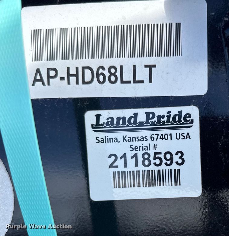 image for item FB0856 Land Pride skid steer bucket