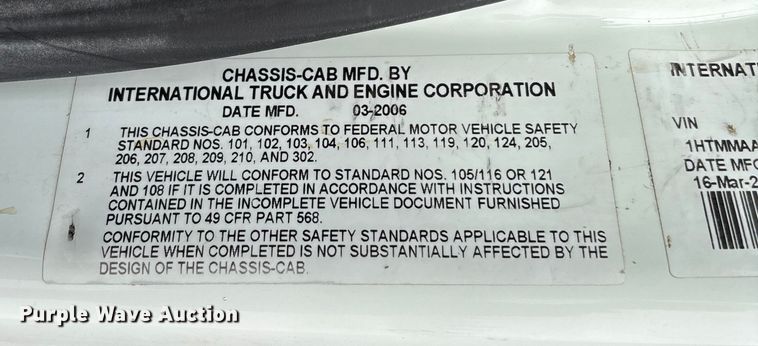 image for item FB3041 2007 International 4300 digger derrick truck