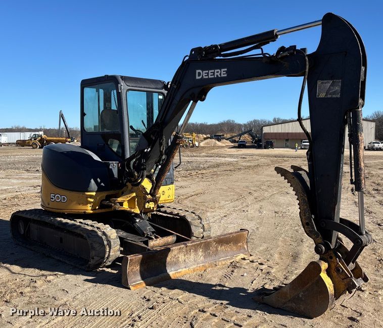 image for item FB3068 2012 John Deere 50D mini excavator