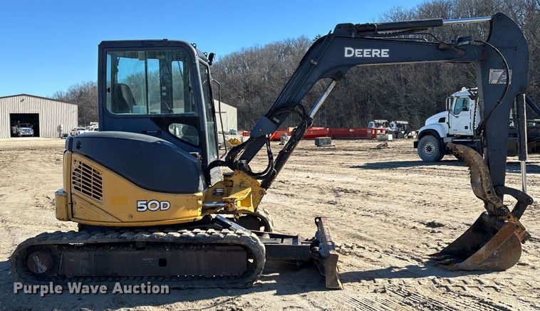 image for item FB3068 2012 John Deere 50D mini excavator
