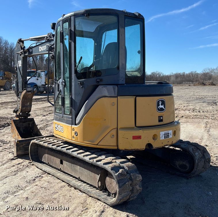 image for item FB3068 2012 John Deere 50D mini excavator