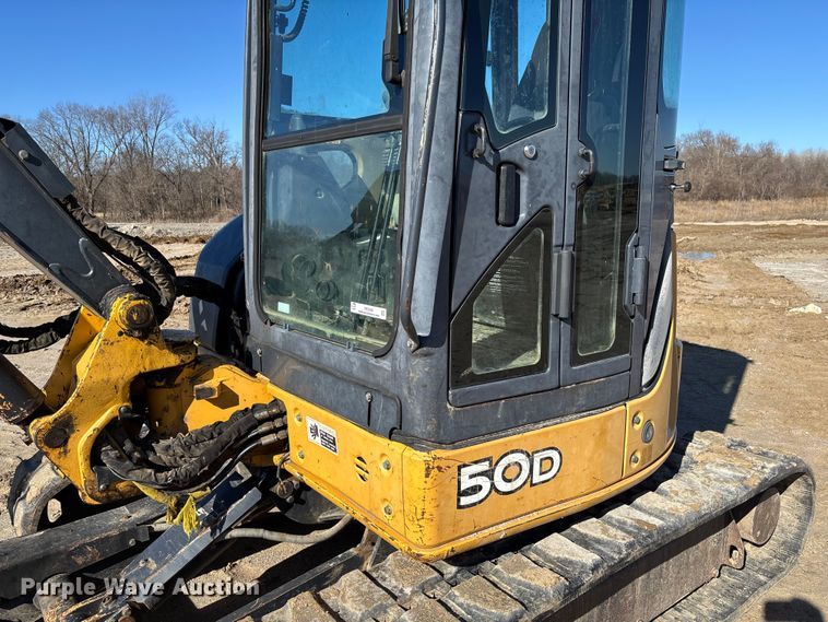 image for item FB3068 2012 John Deere 50D mini excavator