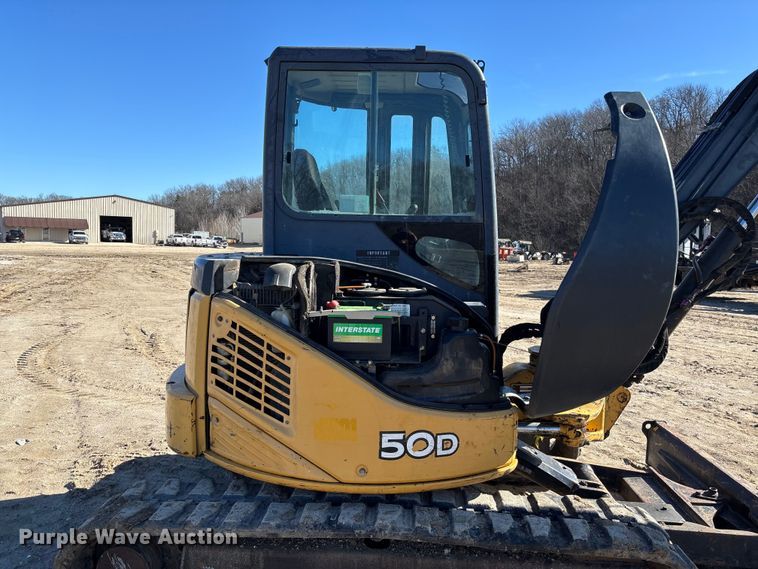 image for item FB3068 2012 John Deere 50D mini excavator