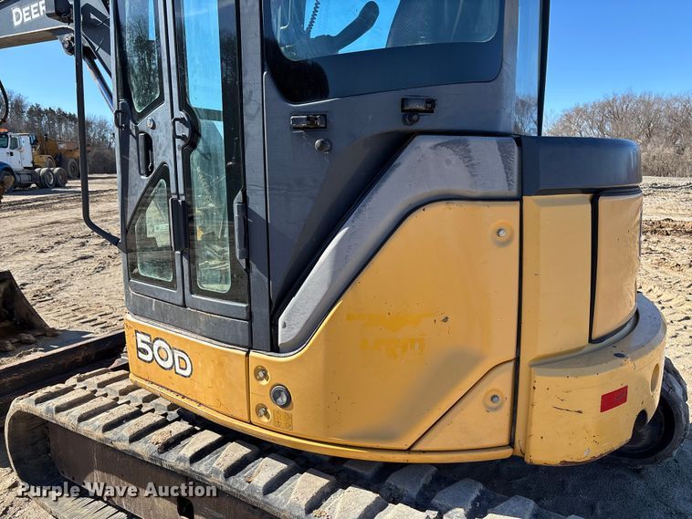 image for item FB3068 2012 John Deere 50D mini excavator