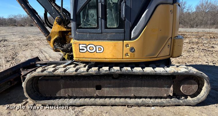 image for item FB3068 2012 John Deere 50D mini excavator