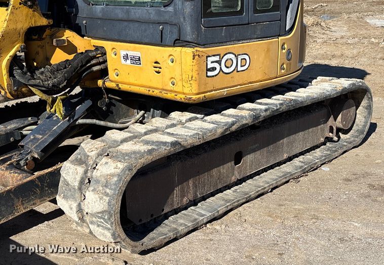 image for item FB3068 2012 John Deere 50D mini excavator