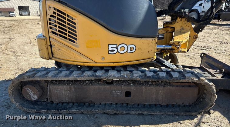 image for item FB3068 2012 John Deere 50D mini excavator