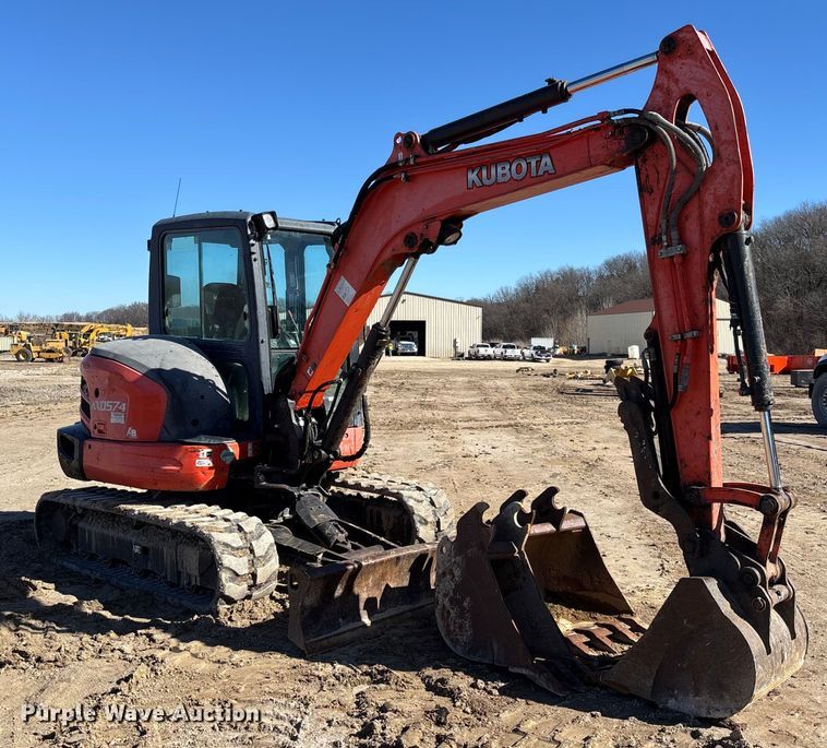 image for item FB3069 2012 Kubota KX057-4 mini excavator