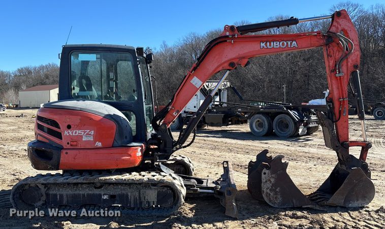 image for item FB3069 2012 Kubota KX057-4 mini excavator