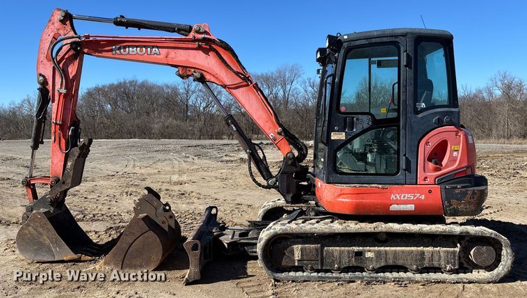 image for item FB3069 2012 Kubota KX057-4 mini excavator