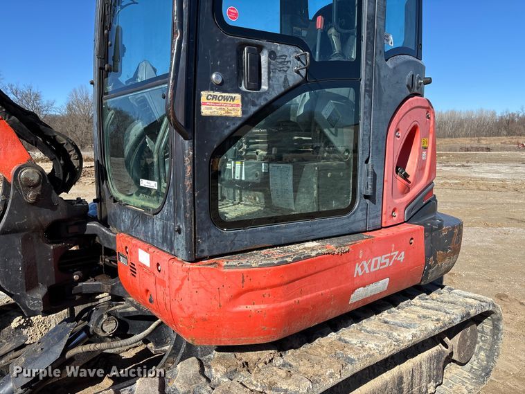 image for item FB3069 2012 Kubota KX057-4 mini excavator