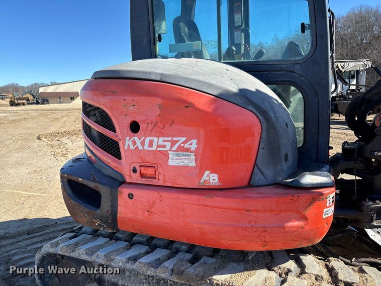 image for item FB3069 2012 Kubota KX057-4 mini excavator