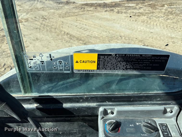 image for item FB3069 2012 Kubota KX057-4 mini excavator