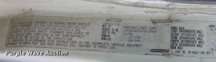 image for item FB3077 1997 Freightliner FL70 fuel / lube truck