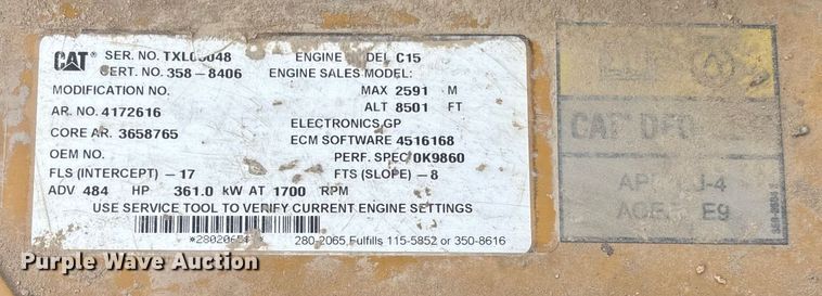 image for item FB3079 2014 Caterpillar 740B articulated haul truck