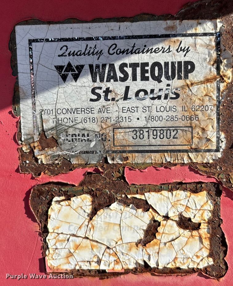 image for item FB3086 Wastequip Roll-off container