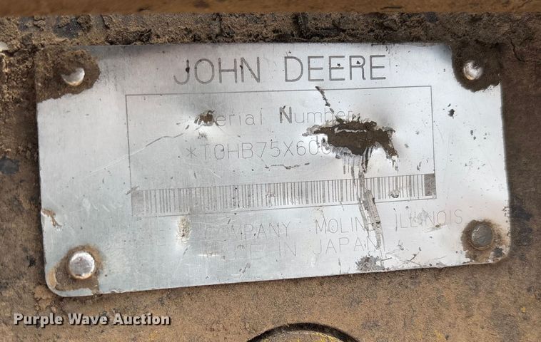 image for item FB3121 John Deere HB75 skid steer breaker