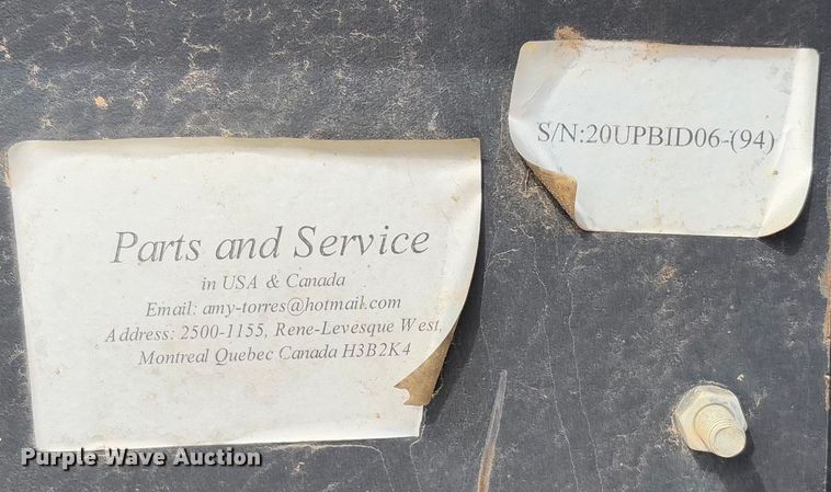 image for item FB3122 Skid steer trencher