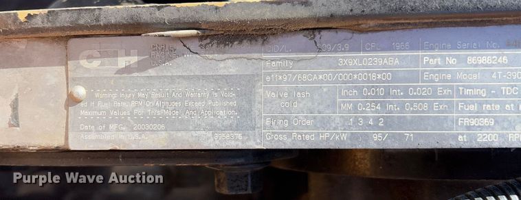 image for item FB3133 2003 Case 580 Super M backhoe