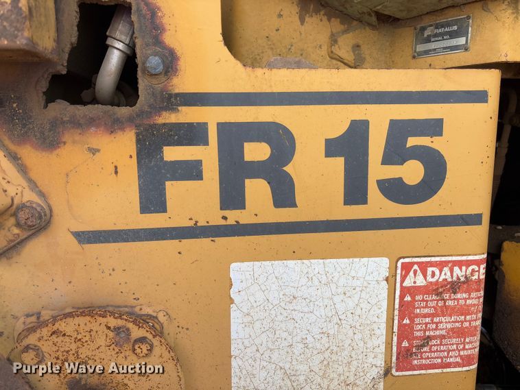 image for item FB3143 1982 Fiat Allis FR15 wheel loader