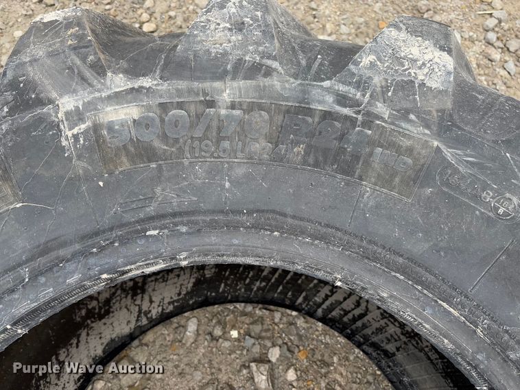 image for item FB3156 (2) Michelin 500/70R24 tires