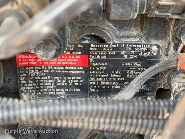 image for item FB3166 2015 JLG Sky Trak 8042 telehandler