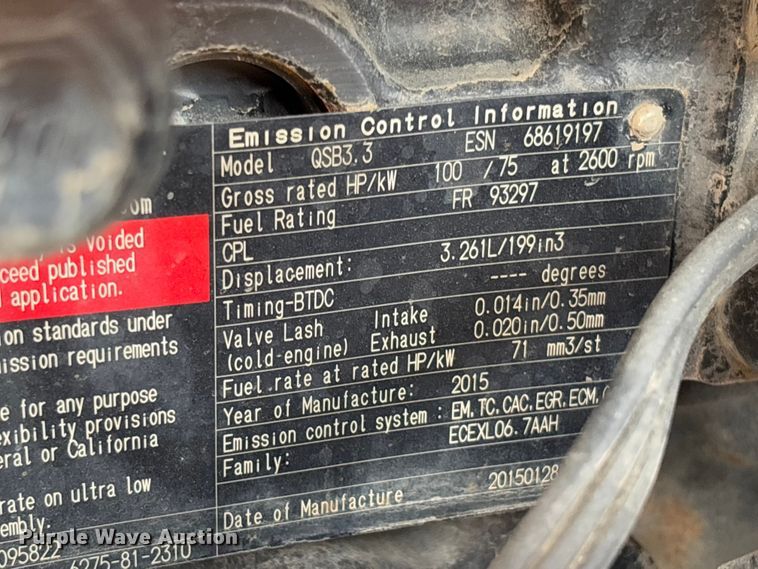 image for item FB3166 2015 JLG Sky Trak 8042 telehandler