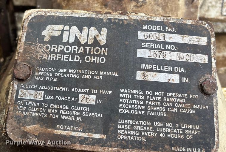 image for item FB3515 2005 Finn T-120-GN-II hydroseeder