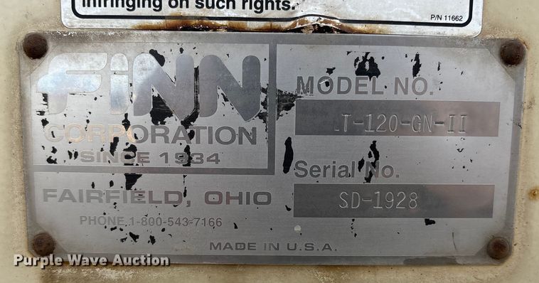 image for item FB3515 2005 Finn T-120-GN-II hydroseeder