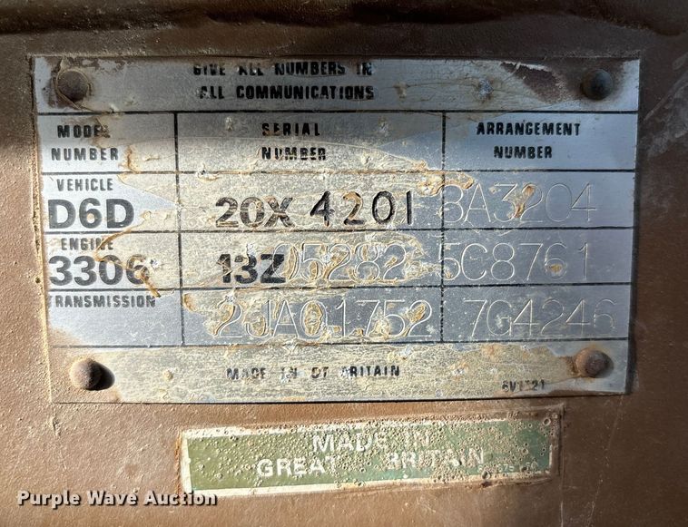 image for item FB3523 Caterpillar D6D dozer