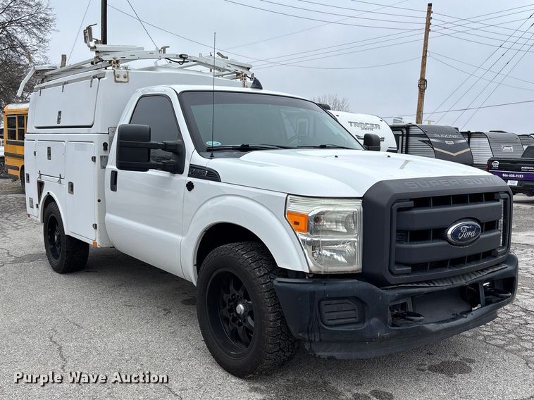 image for item FB3538 2013 Ford F350 utility bed pickup truck