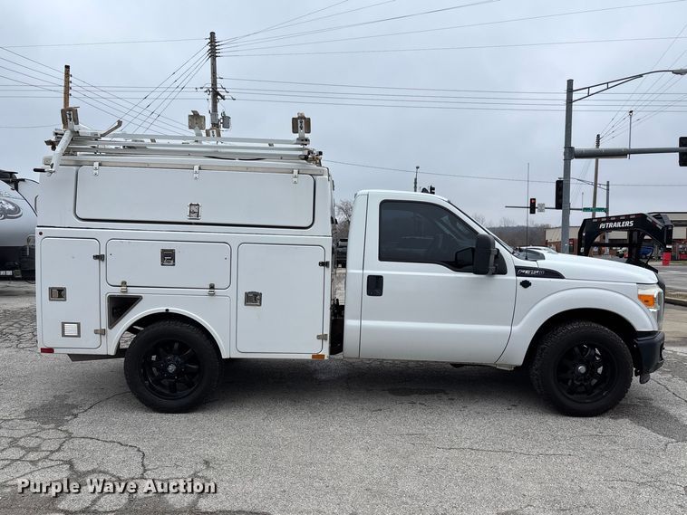 image for item FB3538 2013 Ford F350 utility bed pickup truck