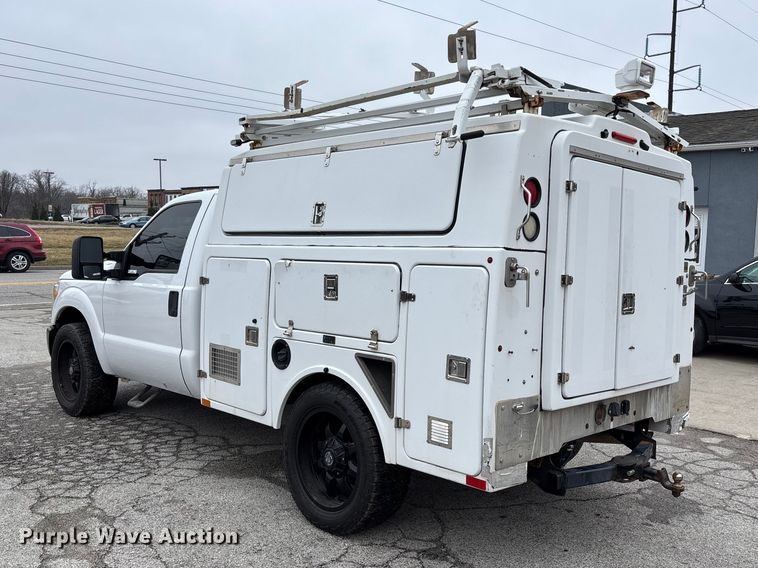 image for item FB3538 2013 Ford F350 utility bed pickup truck