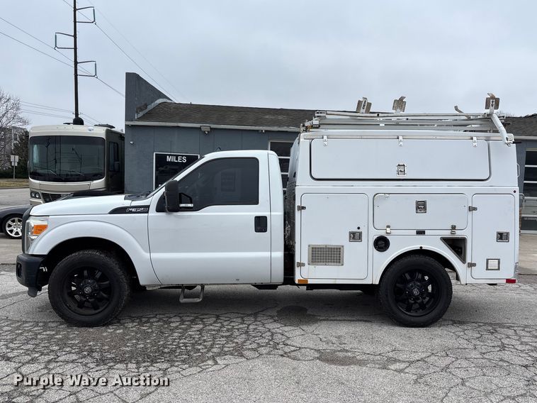 image for item FB3538 2013 Ford F350 utility bed pickup truck