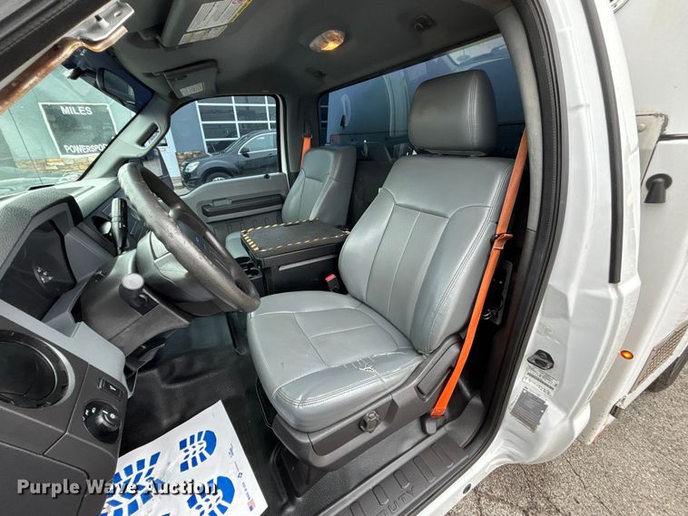 image for item FB3538 2013 Ford F350 utility bed pickup truck