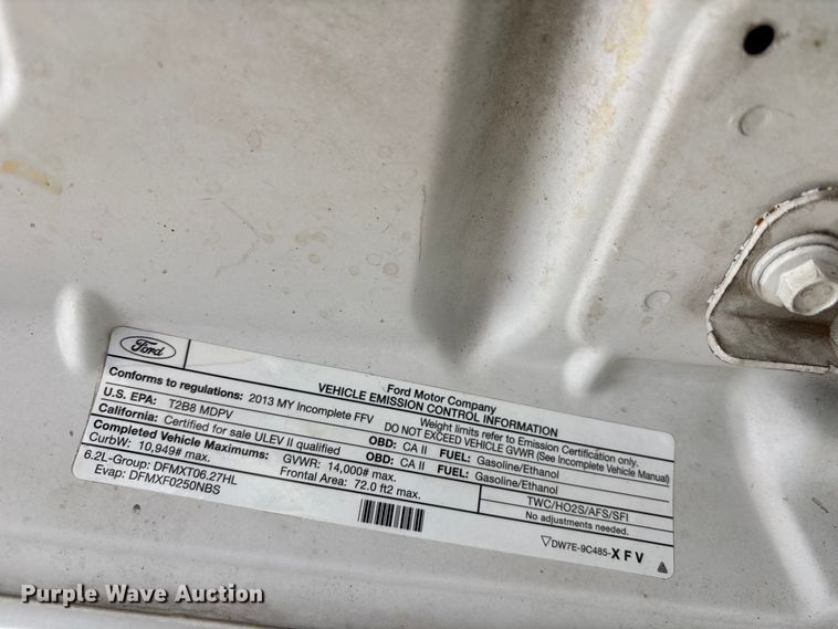 image for item FB3538 2013 Ford F350 utility bed pickup truck