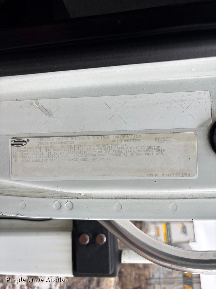 image for item FB3547 2007 Sterling Acterra fuel / lube truck