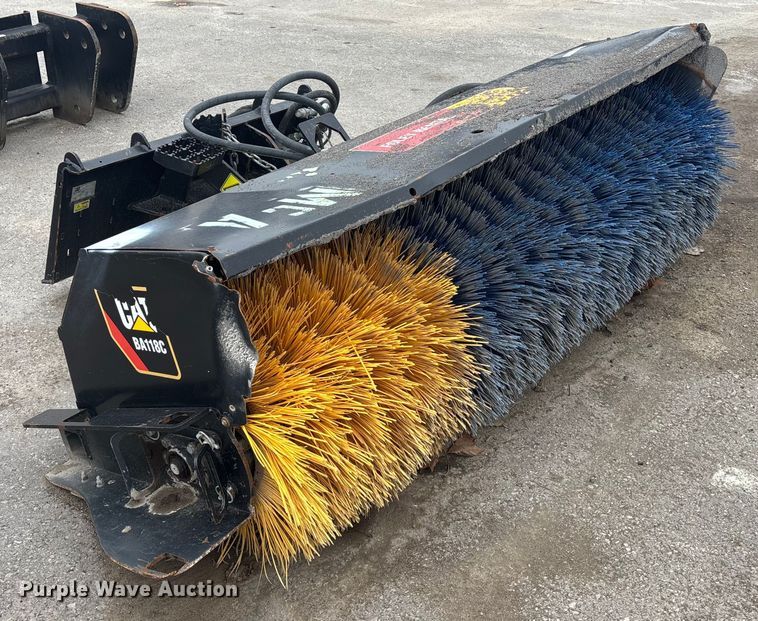 image for item FC1597 Caterpillar BA118C skid steer broom