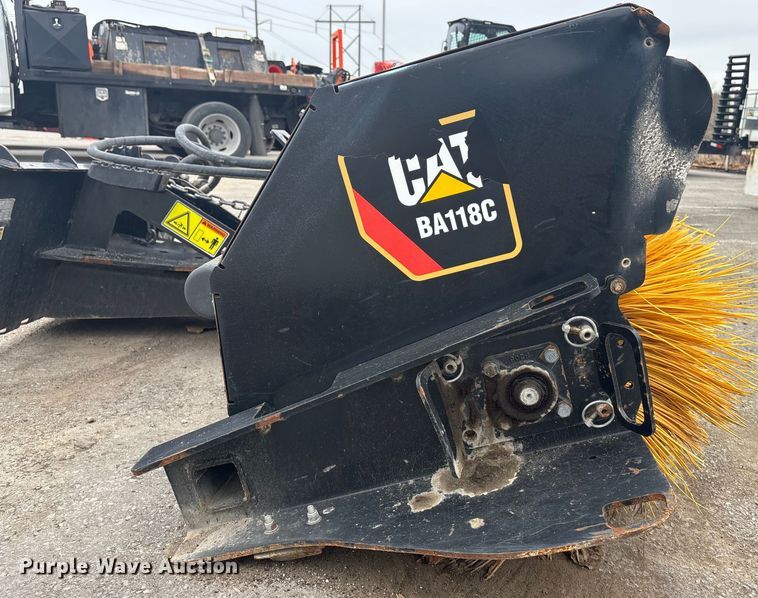 image for item FC1597 Caterpillar BA118C skid steer broom