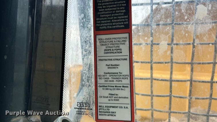 image for item FC5031 Bell B25E articulated haul truck