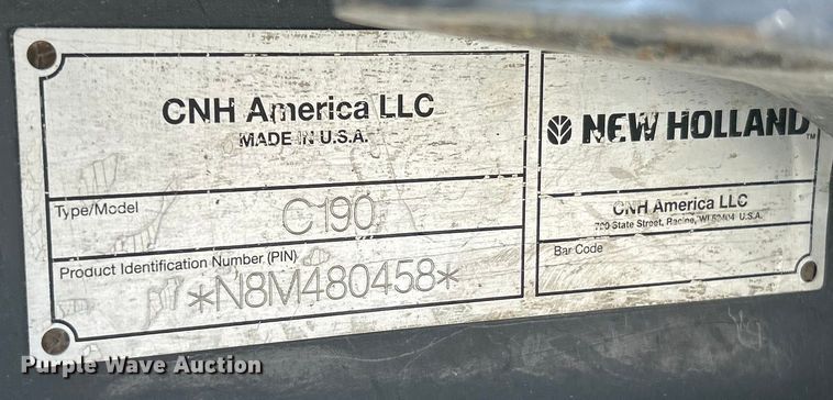 image for item FC5070 New Holland C190 skid steer loader