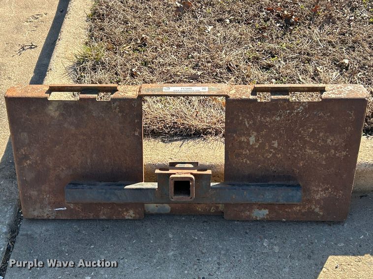 image for item FC5095 Skid steer hitch plate