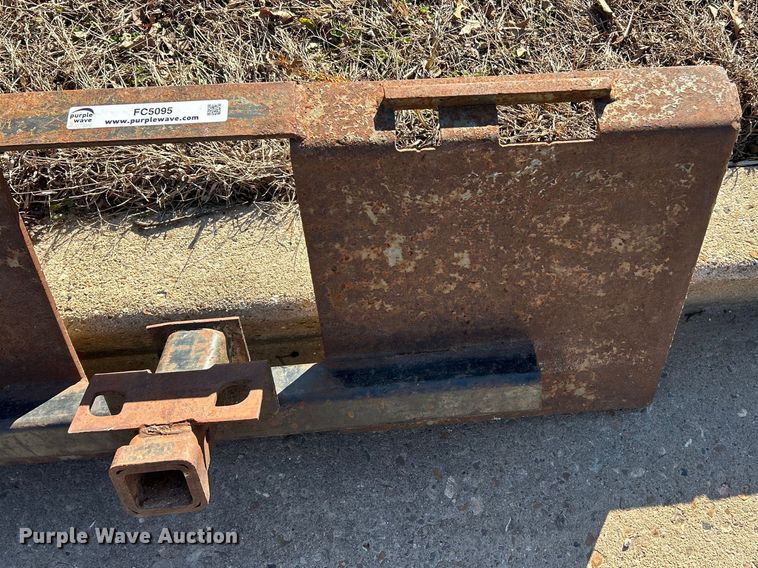 image for item FC5095 Skid steer hitch plate