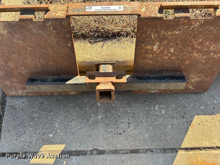 image for item FC5095 Skid steer hitch plate