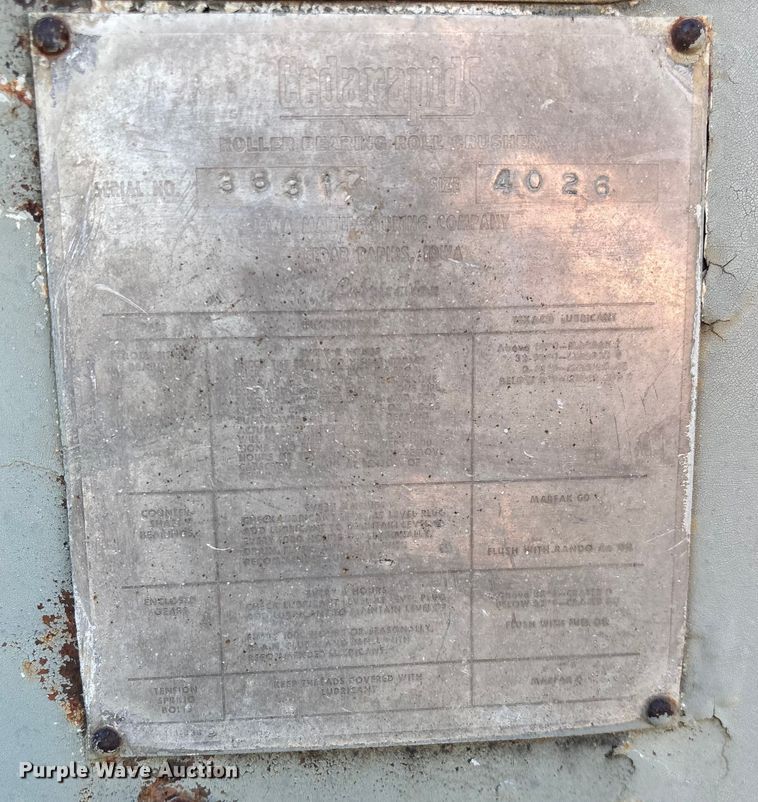 image for item FG0078 Cedarapids 4026 crushing plant