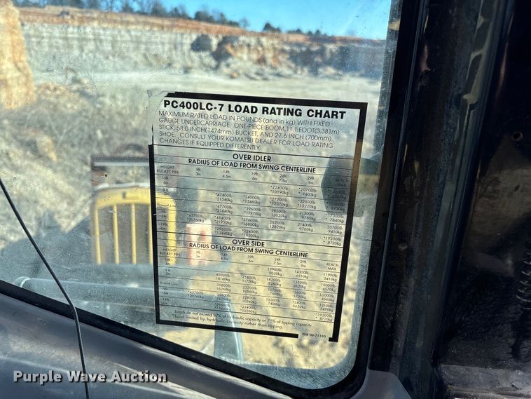 image for item FG0079 2006 Komatsu PC400LC-7E0 excavator